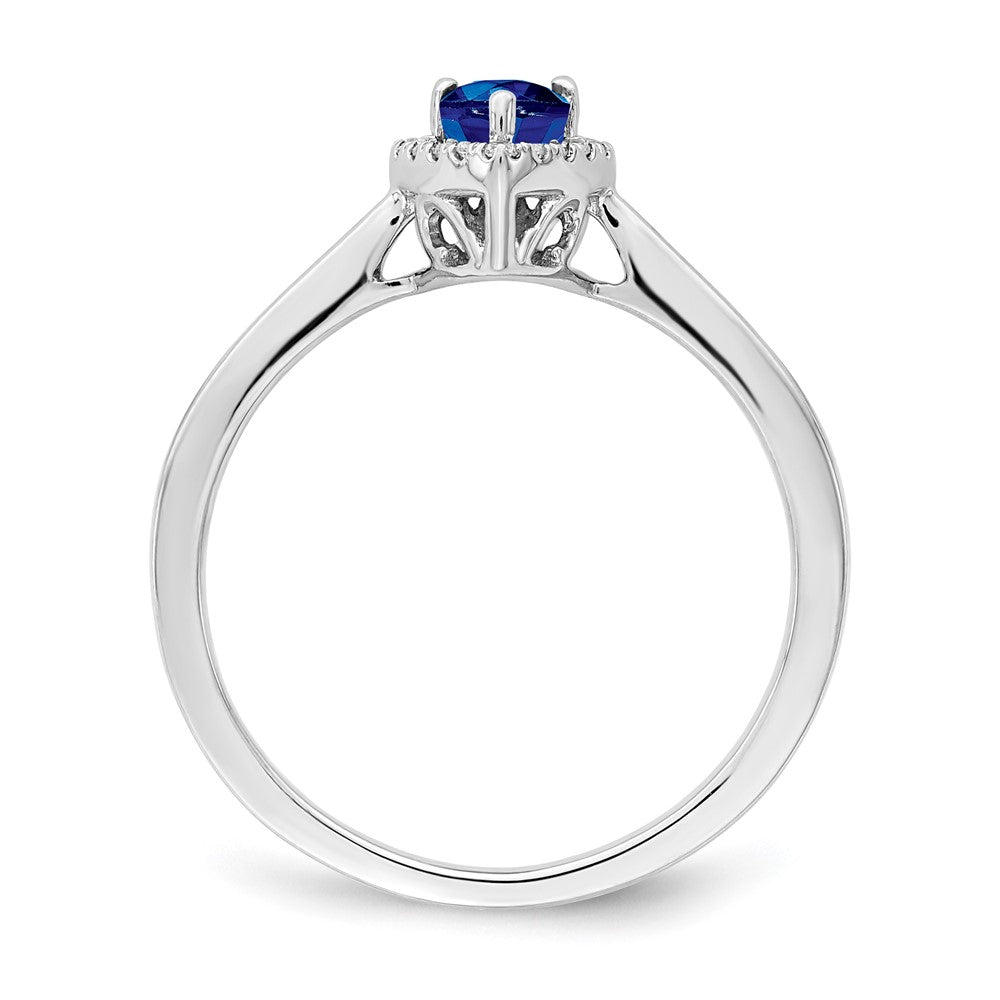 Pear Gemstone and Diamond Halo Rings