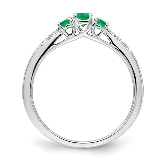 Gemstone and Diamond 3-Stone Rings