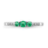 Gemstone and Diamond 3-Stone Rings