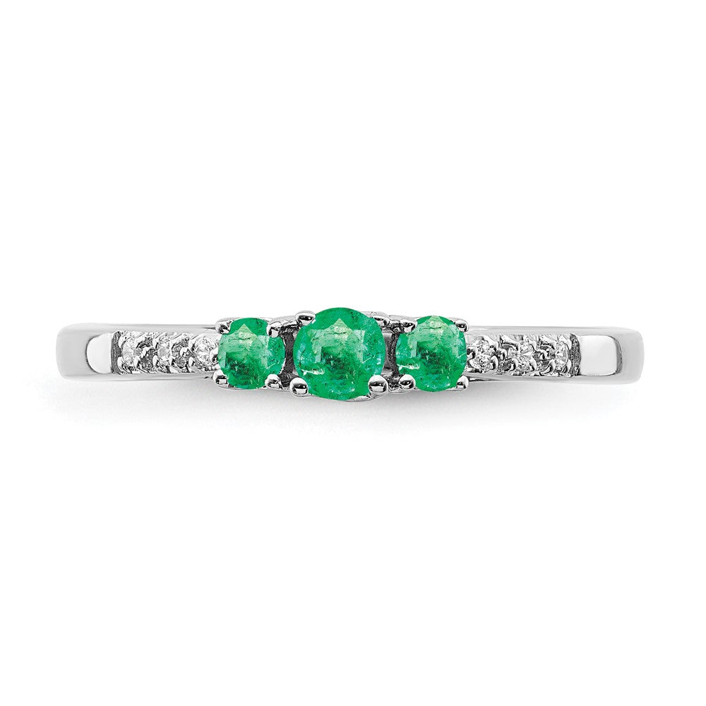 Gemstone and Diamond 3-Stone Rings