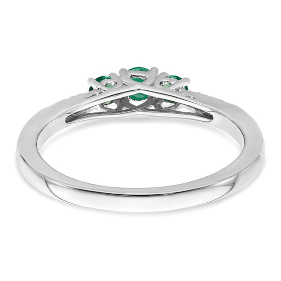 Gemstone and Diamond 3-Stone Rings