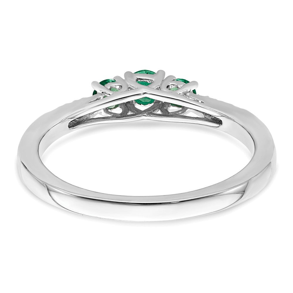 Gemstone and Diamond 3-Stone Rings