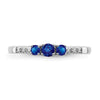 Gemstone and Diamond 3-Stone Rings