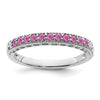 White Gold Gemstone and Diamond Bands
