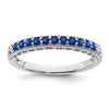 White Gold Gemstone and Diamond Bands