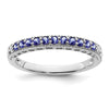 White Gold Gemstone and Diamond Bands