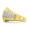 10k 1 3/8 carat Lab Grown Diamond VS/SI+ G+ Men's Ring