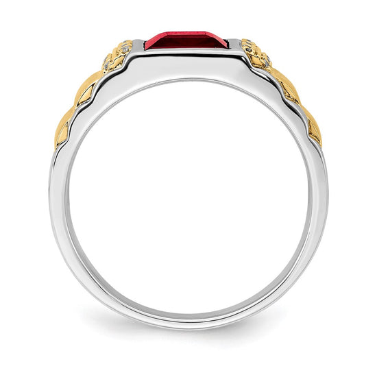 Men's Gemstone and Diamond Rings