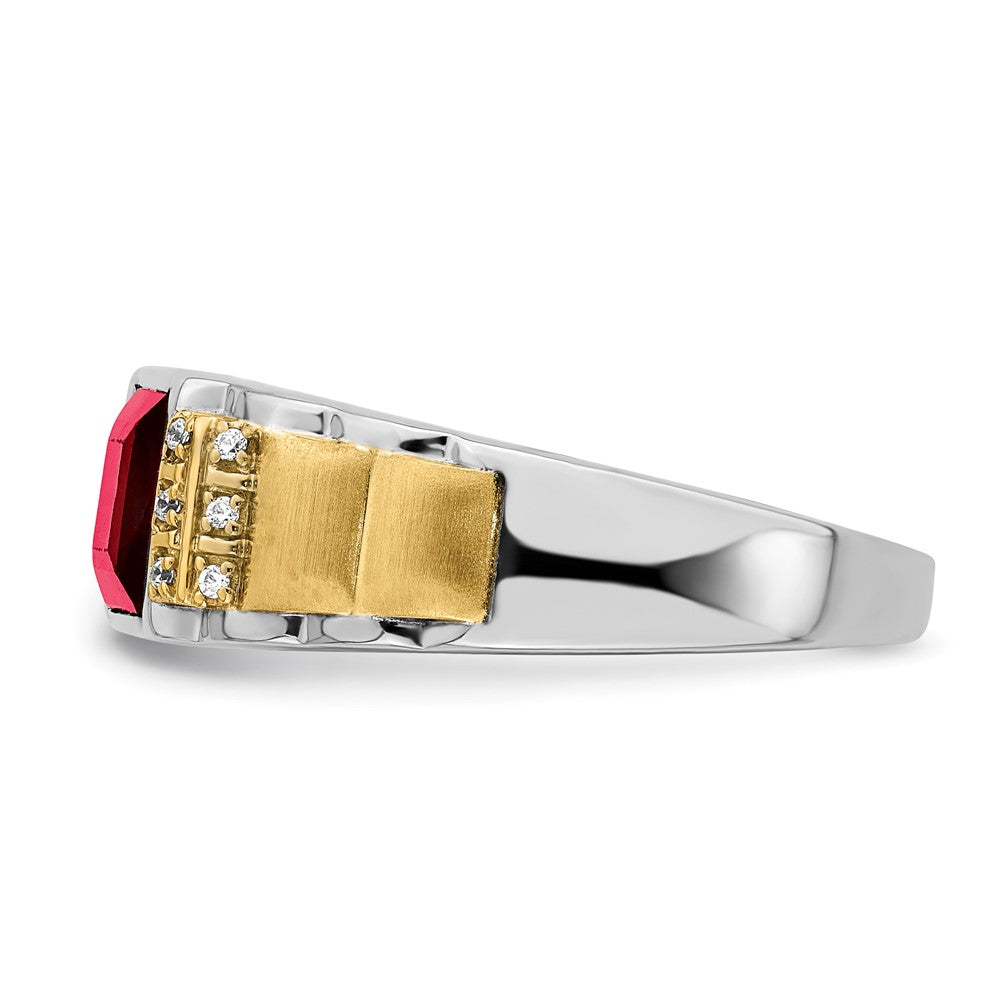 Men's Gemstone and Diamond Rings