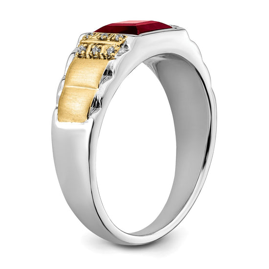 Men's Gemstone and Diamond Rings