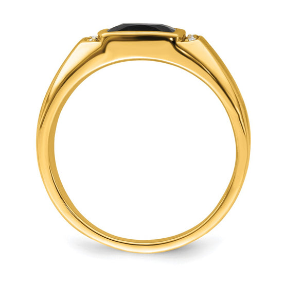 Men's Onyx & Diamond Rings