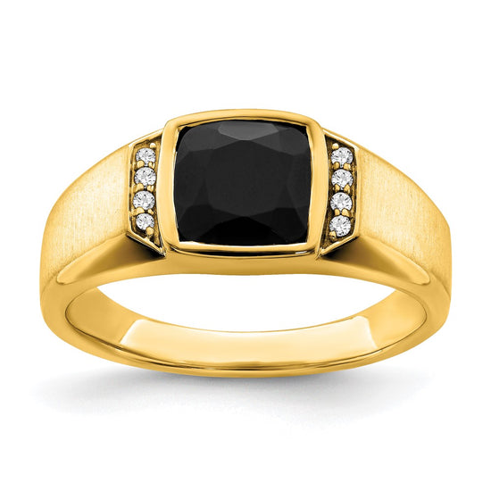 Men's Onyx & Diamond Rings