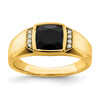 Men's Onyx & Diamond Rings