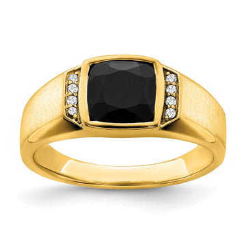 Men's Onyx & Diamond Rings