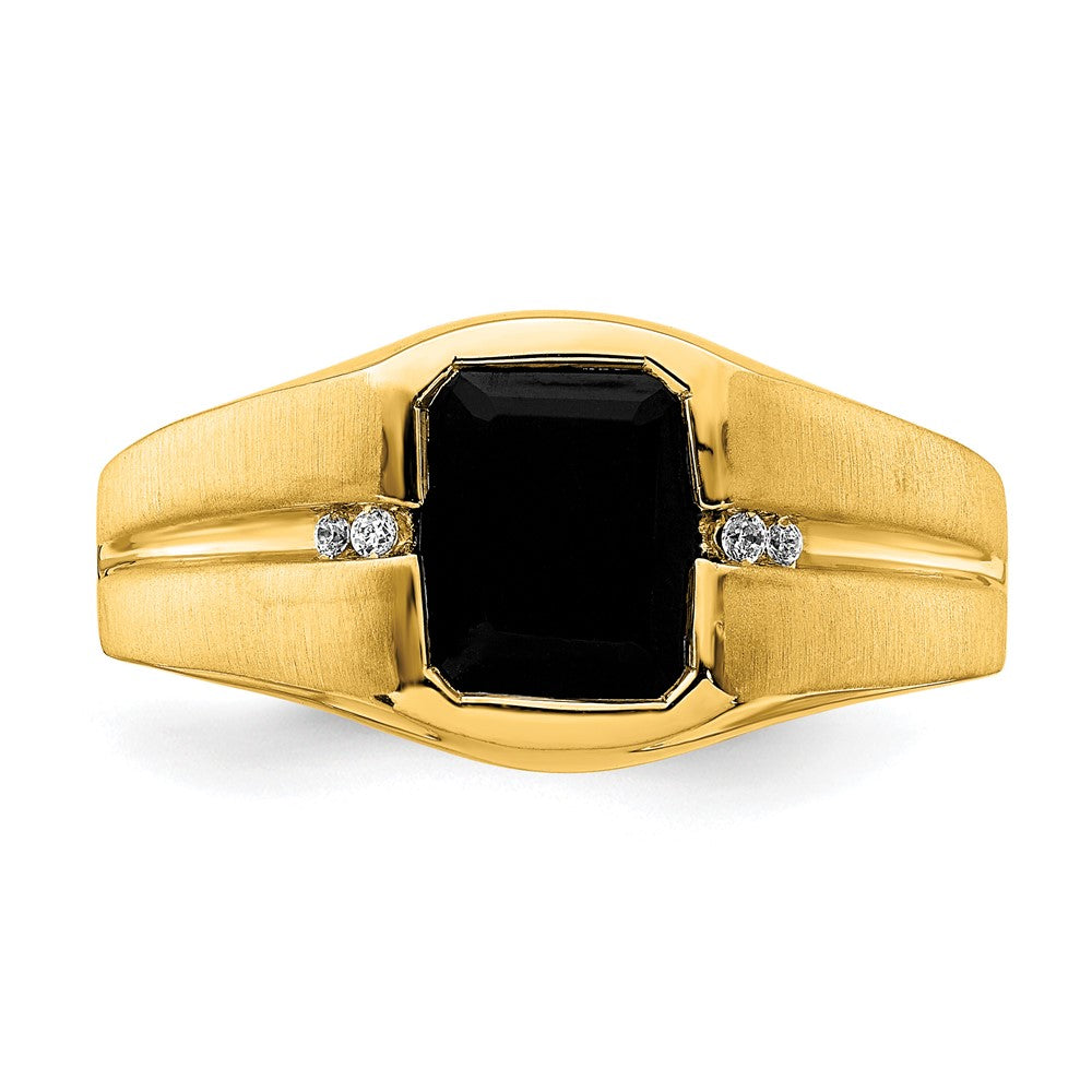 Men's Onyx & Diamond Rings