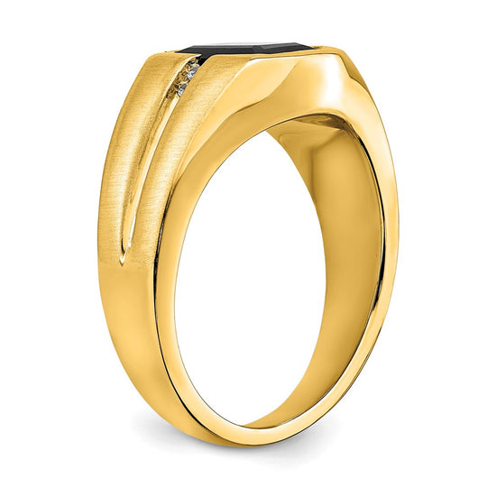 Men's Onyx & Diamond Rings