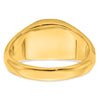 14k Onyx and Diamond Mens Ring