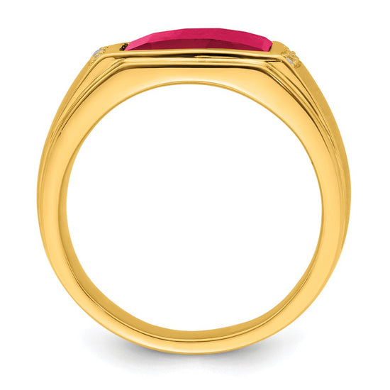 Men's Gemstone and Diamond Rings