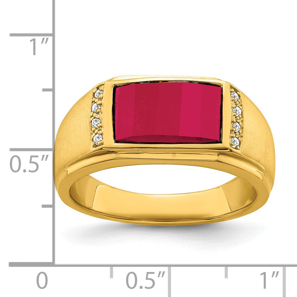 Men's Gemstone and Diamond Rings