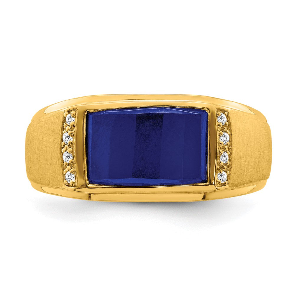 Men's Gemstone and Diamond Rings