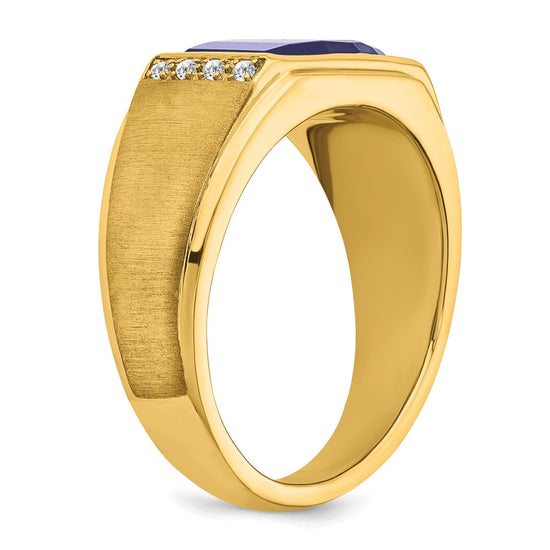 Men's Gemstone and Diamond Rings