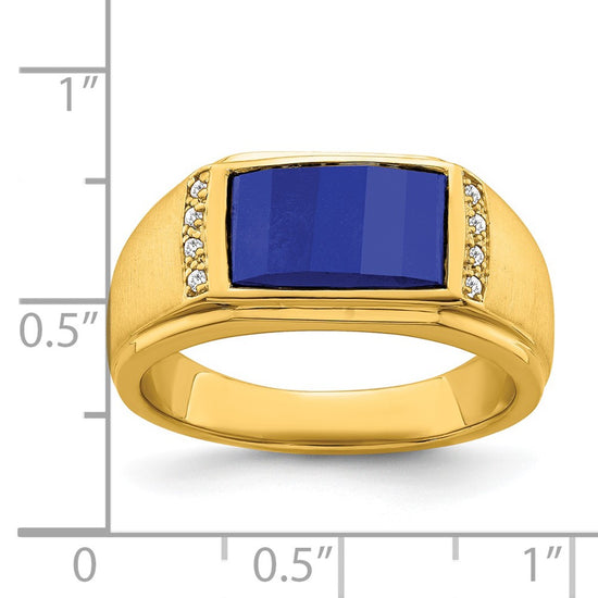 Men's Gemstone and Diamond Rings
