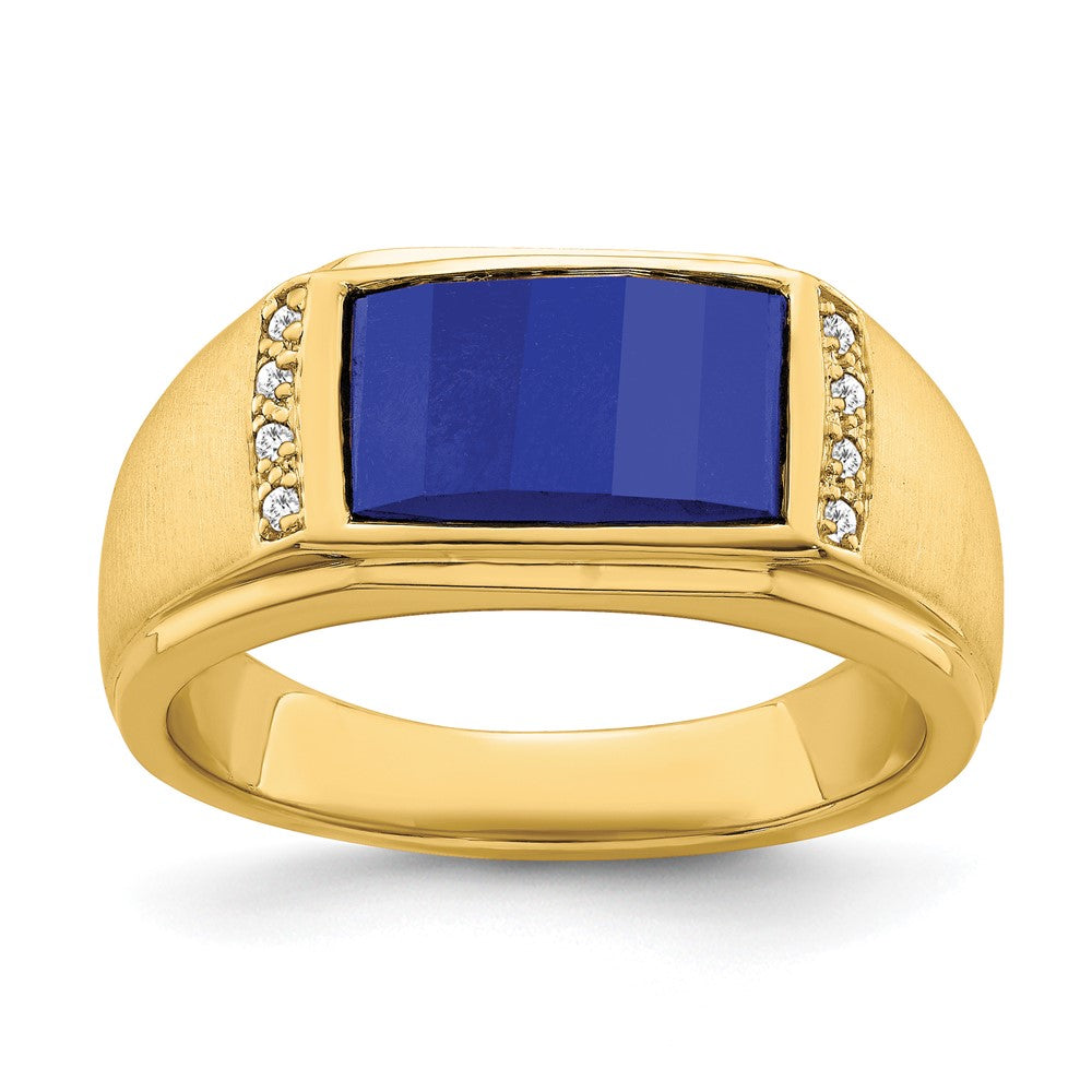 Men's Gemstone and Diamond Rings