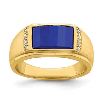 Men's Gemstone and Diamond Rings