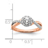 Gold Diamond Round Halo Engagement Rings