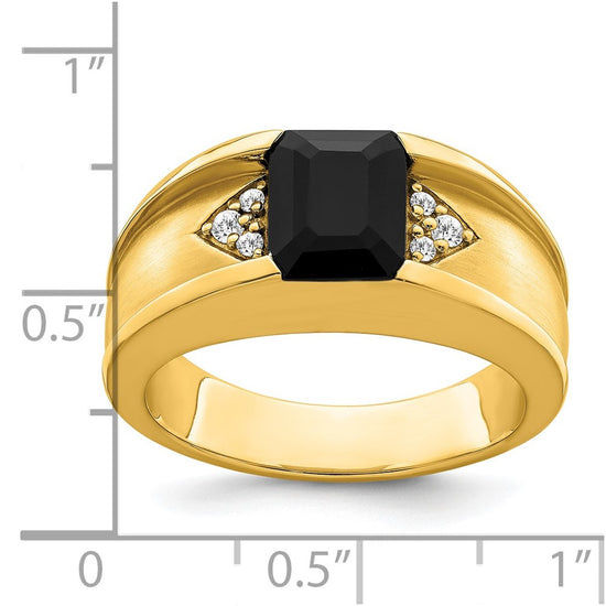 Men's Onyx & Diamond Rings