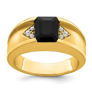 Men's Onyx & Diamond Rings