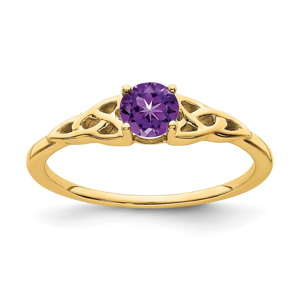 Gemstone Celtic Knot Rings