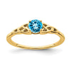 Gemstone Celtic Knot Rings