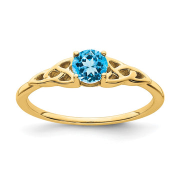 Gemstone Celtic Knot Rings