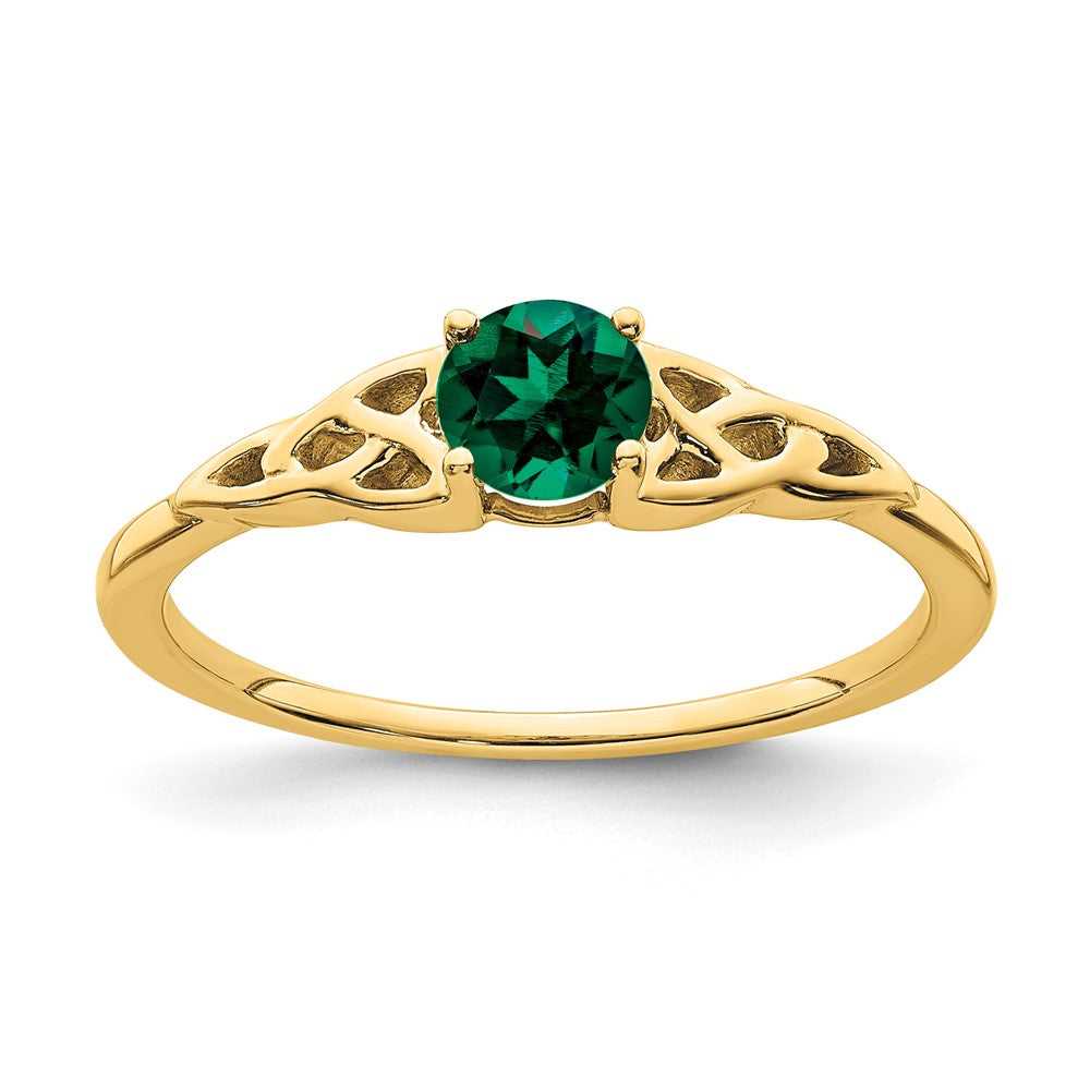 Gemstone Celtic Knot Rings