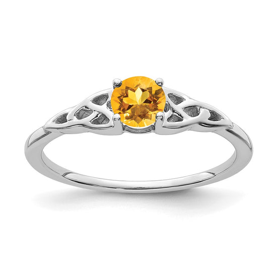 Gemstone Celtic Knot Rings