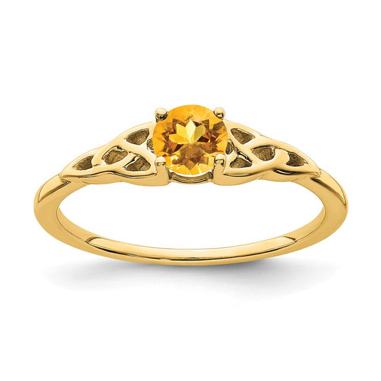 Gemstone Celtic Knot Rings