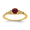 Gemstone Celtic Knot Rings