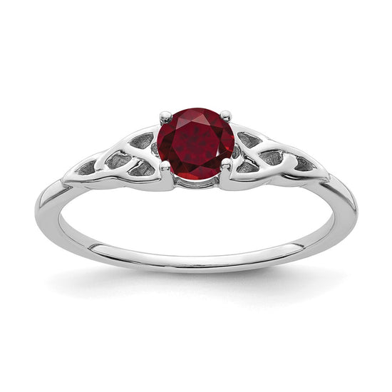 Gemstone Celtic Knot Rings