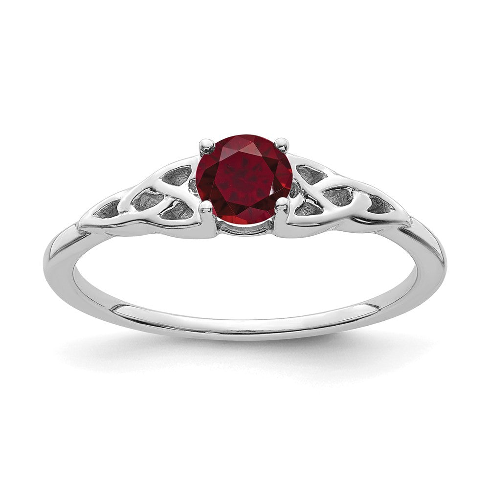 Gemstone Celtic Knot Rings