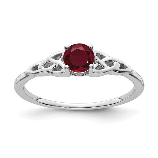 Gemstone Celtic Knot Rings