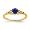 Gemstone Celtic Knot Rings