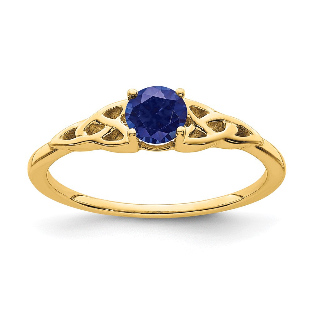 Gemstone Celtic Knot Rings