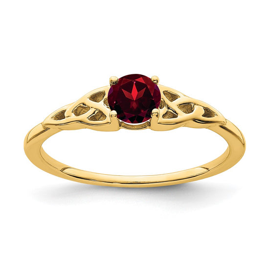 Gemstone Celtic Knot Rings