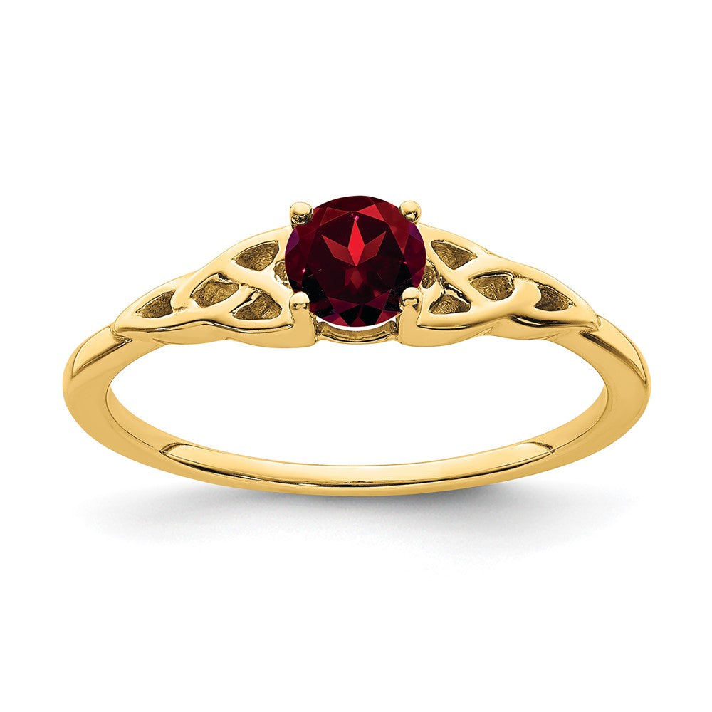 Gemstone Celtic Knot Rings