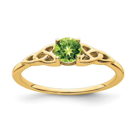 Gemstone Celtic Knot Rings