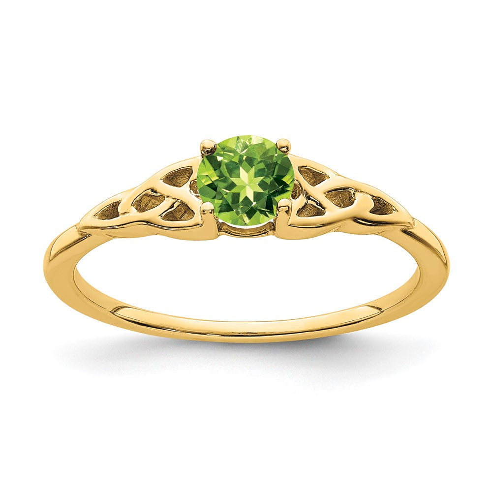 Gemstone Celtic Knot Rings