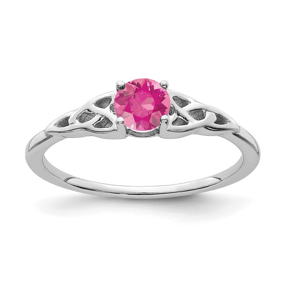 Gemstone Celtic Knot Rings