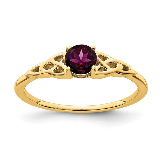 Gemstone Celtic Knot Rings