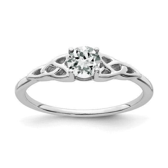 Gemstone Celtic Knot Rings